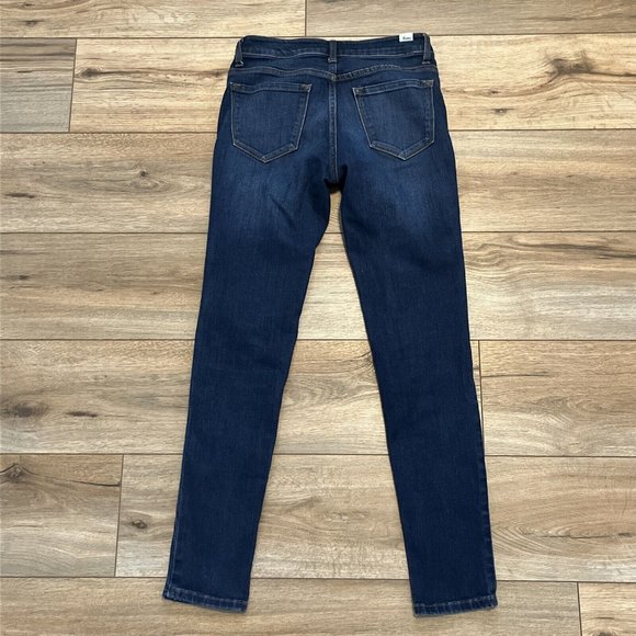 Women's Kancan Mid Rise Super Skinny Jeans SZ 26 x 28 Blue Stretch KC7092 - Picture 10 of 12